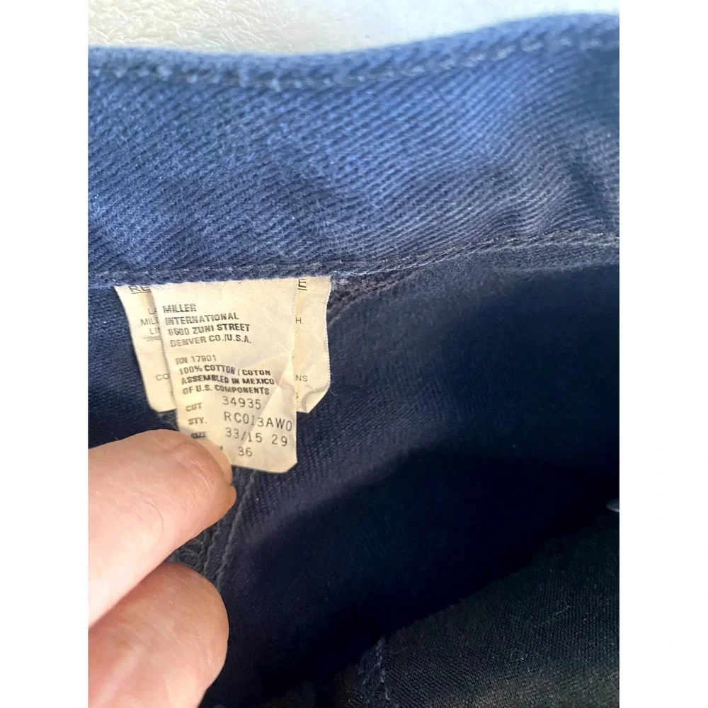 Rockies Authentic Jeans Bareback Womens Size 29 Blue‎ Logo Denim Studded